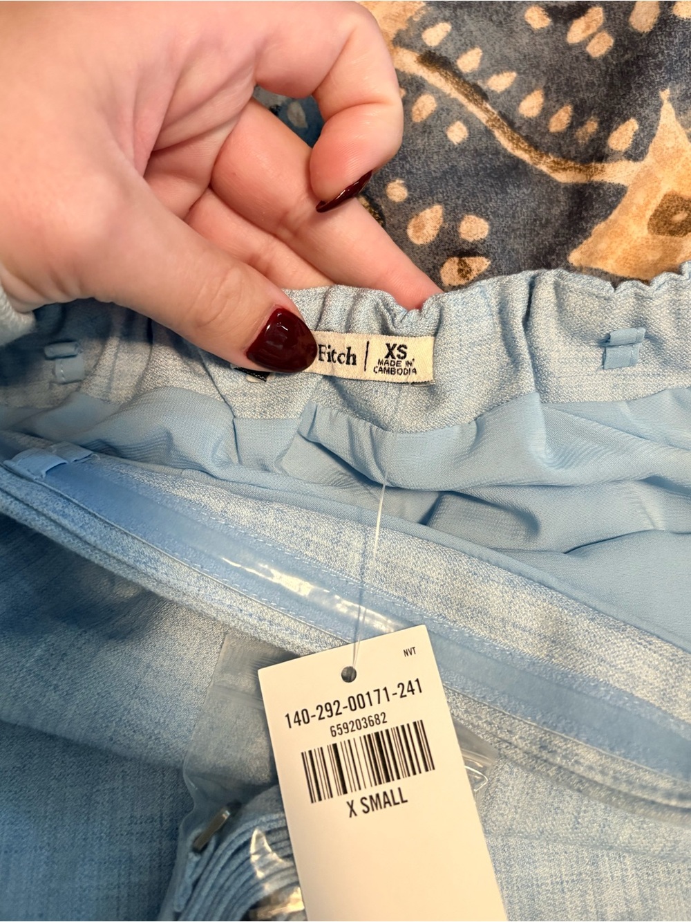 Abercrombie strapless top XS - Picture 5 of 9